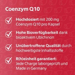 Coenzym Q10 200 mg vegan Kapseln, 120 St