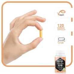 Vitamaze Coenzym Q10 200 mg vegan Kapseln, 120 St> Coenzym Q10