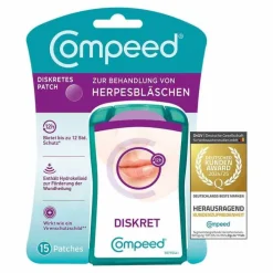 Compeed Herpesbläschen Patch HRA, 15 St> Lippenherpes
