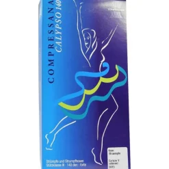 Compressana Calypso 140den Kniestrümpfe schwarz Größe 5, 2 St> Stütz- Und Reisestrümpfe