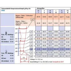 Compressana Free K2 AD 4 silk ohne Spitze , 2 St