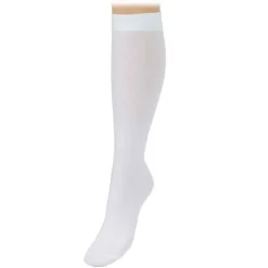 Compressana Twist Kniestrümpfe 36-38 weiß, 2 St