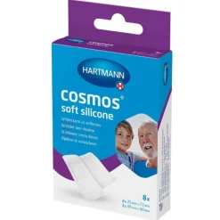 cosmos® soft silicone Pflaster 2 Größen, 8 St