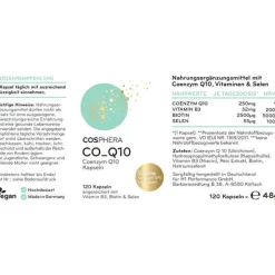 Cosphera Coenzym Q10 Kapseln 250 mg, 120 St><noscript><img width=