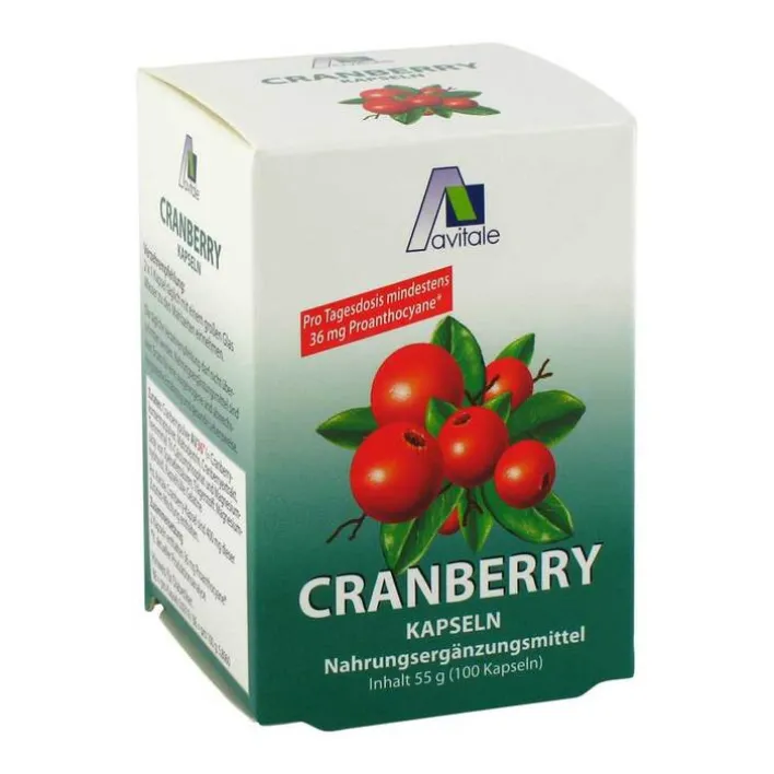Avitale Cranberry Kapseln 400 mg, 100 St> Cranberry
