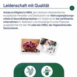 Avitale Cranberry Kapseln 400 mg, 100 St> Cranberry