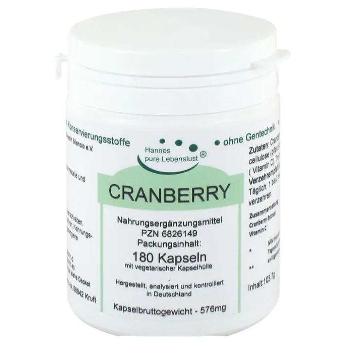 Cranberry Kapseln, 180 St> Cranberry