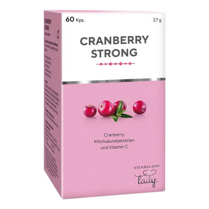 Cranberry Strong laktosefrei glutenfrei zuckerfrei Kapseln , 60 St> Cranberry