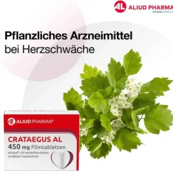 Aliud Pharma CRATAEGUS AL 450 mg Filmtabletten, 100 St> Stärkungsmittel