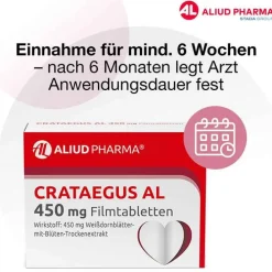 Aliud Pharma CRATAEGUS AL 450 mg Filmtabletten, 100 St><noscript><img width=