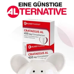Aliud Pharma CRATAEGUS AL 450 mg Filmtabletten, 100 St><noscript><img width=