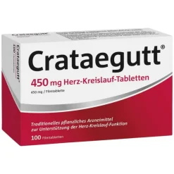 Crataegutt ® 450 mg Herz-Kreislauf-Tabletten, 100 St> Stärkungsmittel