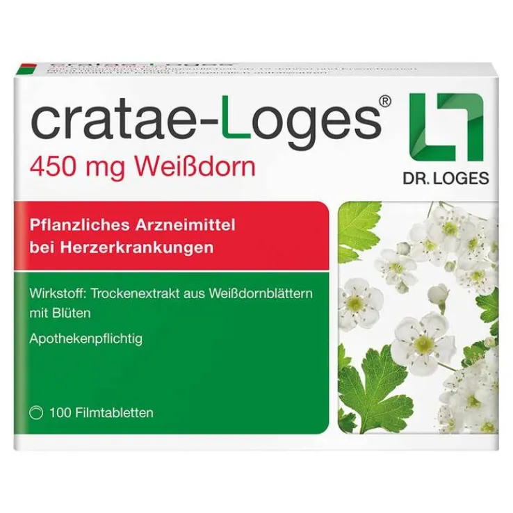cratae-Loges 450 mg Weißdorn Filmtabletten, 100 St