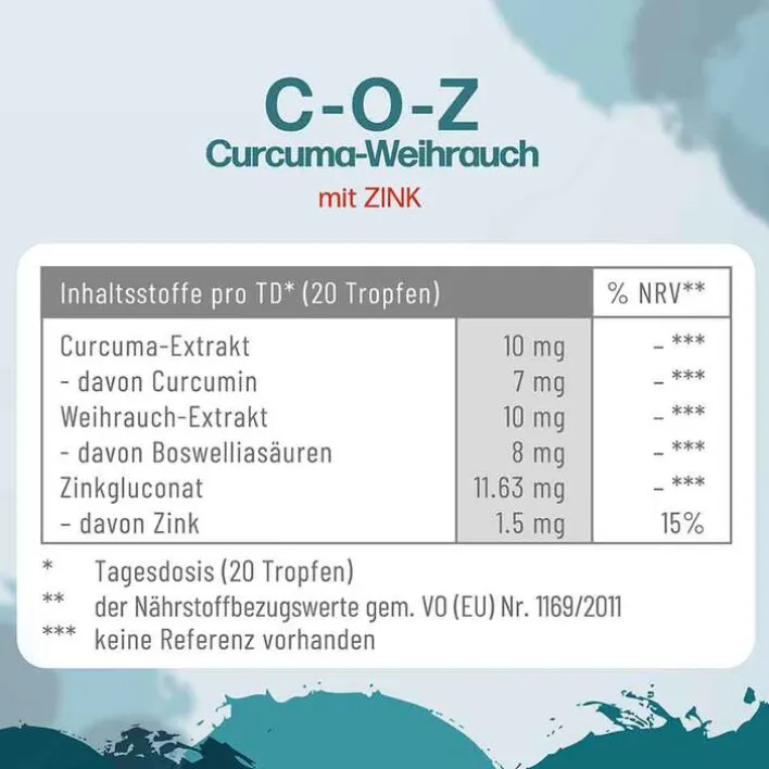 CannSol Curcuma-Weihrauch-Zink Tropfen zum Einnehmen, 30 ml> Kurkuma Kapseln
