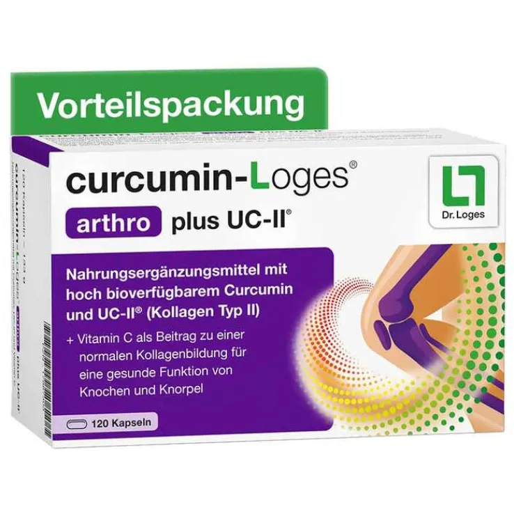Curcumin-Loges arthro plus UC-II Kapseln, 120 St