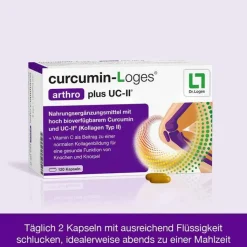 Curcumin-Loges arthro plus UC-II Kapseln, 120 St
