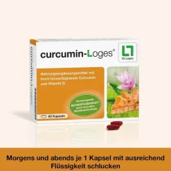 Curcumin-loges Kapseln, 60 St