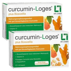 Dr. Loges Curcumin-Loges plus Boswellia Kapseln, 2x120 St> Kurkuma Kapseln