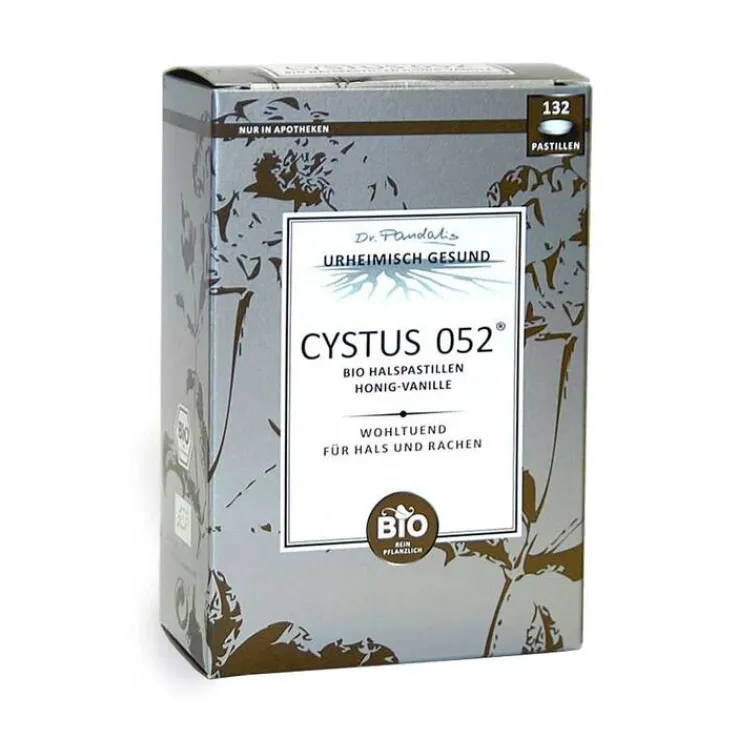 Cystus 052 Bio Halspastillen Honig Vanille, 132 St