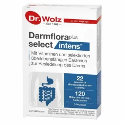 Dr. Wolz Darmflora plus select intens Kapseln, 40 St> Bakterienkulturen