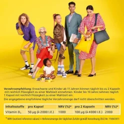 Dekristolvit D3 2000 I.E. pflanzlich Kapseln, 60 St