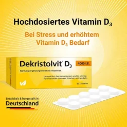 Dekristolvit D3 4.000 I.E. Tabletten, 60 St> Vitamin D (Colecalciferol)