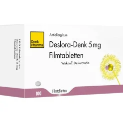 Denk Deslora- 5 mg Filmtabletten, 100 St> Desloratadin|Allergie Tabletten
