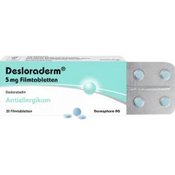 Desloraderm 5 mg Filmtabletten, 20 St> Desloratadin|Allergie Tabletten