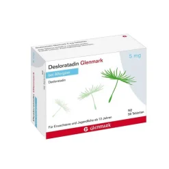 Glenmark Desloratadin 5 mg Tabletten, 50 St> Desloratadin|Allergie Tabletten