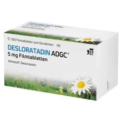 ADGC Desloratadin- 5 mg Filmtabletten, 100 St> Desloratadin|Allergie Tabletten