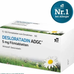 ADGC Desloratadin- 5 mg Filmtabletten, 100 St> Desloratadin|Allergie Tabletten