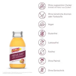 Dextro Energy Focus SHOT Mango-Maracuja, 60 ml><noscript><img width=
