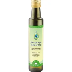 Dr. Jacobs DHA + EPA vegan Tocoprotect Dr. Jacob`s flüssig, 250 ml> Omega 3 Kapseln|Hirnleistung & Nerven