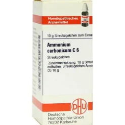 DHU Ammonium carbonicum C 6 Globuli, 10 g> A|A