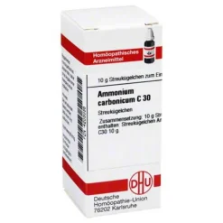 DHU Ammonium carbonicum C 30 Globuli, 10 g
