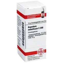 DHU Argentum metallicum C 200 Gl, 10 g> A|A