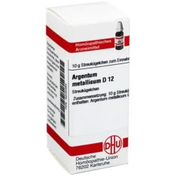DHU Argentum metallicum D 12 Globuli, 10 g