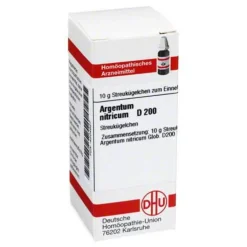 DHU Argentum nitricum D 200 Globuli, 10 g