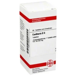 DHU Cantharis D 6 Tabletten, 80 St