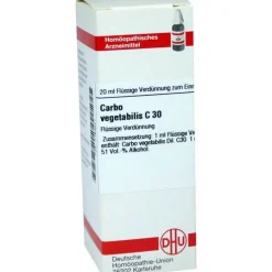 DHU Carbo vegetabilis C 30 Dilution, 20 ml> C