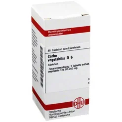 DHU Carbo vegetabilis D 6 Tabletten, 80 St> C
