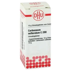 DHU Carboneum sulfuratum C 200 Gl, 10 g> C