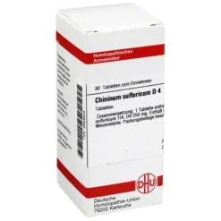 DHU Chininum sulfuricum D 4 Tabletten, 80 St