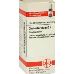 DHU Cholesterinum D 4 Globuli, 10 g