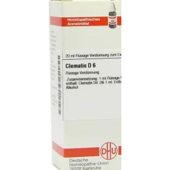 DHU Clematis D 6 Dilution, 20 ml
