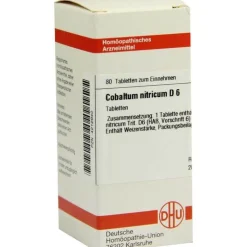 DHU Cobaltum nitricum D 6 Tabletten, 80 St