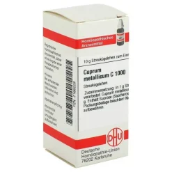 DHU Cuprum metallicum C 1000 Globuli, 10 g