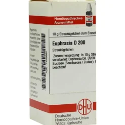 DHU Euphrasia D 200 Globuli, 10 g> E|E