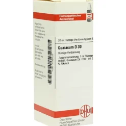 DHU Guaiacum D 30 Dilution, 20 ml