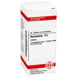 DHU Hyoscyamus D 6 Tabletten, 80 St> H
